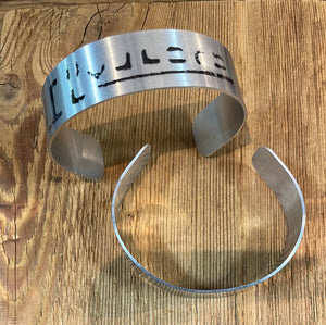 Custom  Cuff With You  Own Wild Mustang Brand.