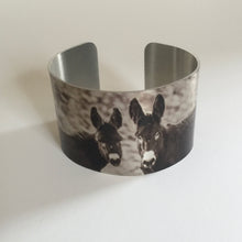 Load image into Gallery viewer, "Brunettes" Aluminum Cuff Bracelet.