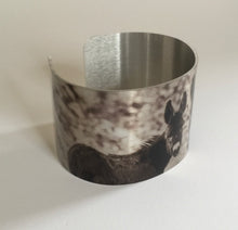 Load image into Gallery viewer, "Brunettes" Aluminum Cuff Bracelet.