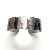 Load image into Gallery viewer, "The Wild Ones" Aluminum Cuff Bracelet.