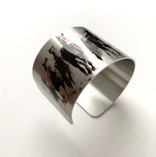 Load image into Gallery viewer, "Wild in the desert" Aluminum Cuff Bracelet.