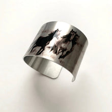 Load image into Gallery viewer, "Wild in the desert" Aluminum Cuff Bracelet.