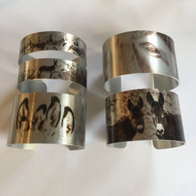 Load image into Gallery viewer, "Mountain Man"  Aluminum Cuff Bracelet.
