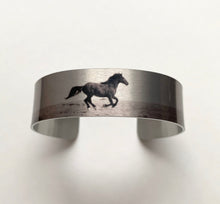 Load image into Gallery viewer, "Free As The Wind"  Aluminum Cuff Bracelet.
