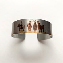 Load image into Gallery viewer, "The Boys are Back in Town""  Aluminum Cuff Bracelet.