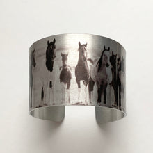 Load image into Gallery viewer, "The Wild Ones" Aluminum Cuff Bracelet.