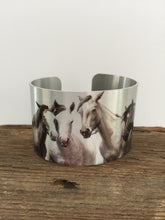Load image into Gallery viewer, Horse jewelryWild Horse Aluminum Cuff Bracelet.North Dakota Wild Horses.