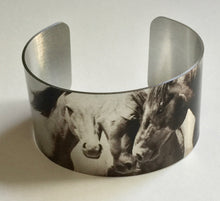 Load image into Gallery viewer, "Friends"Aluminum Cuff Bracelet