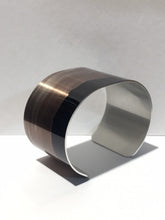 Load image into Gallery viewer, Aluminum Cuff Bracelet. Wild Horse Photo Cuffs "Sunrise" Sand Wash Basin CO