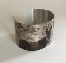 Load image into Gallery viewer, &quot;Brunettes&quot; Aluminum Cuff Bracelet.
