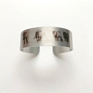 "Onaqui" Aluminum Cuff Bracelet.