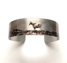 Load image into Gallery viewer, &quot;Corona of the Sand Wash Basin&quot; Aluminum Cuff Bracelet.
