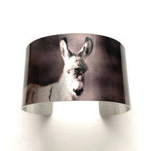 Load image into Gallery viewer, &quot;Burro&quot; Aluminum Cuff Bracelet.
