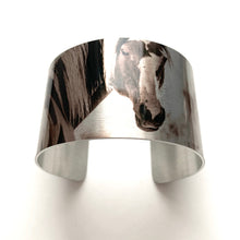 Load image into Gallery viewer, &quot;I Heart Picasso&quot; Aluminum Cuff Bracelet.
