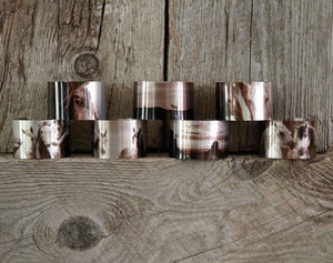 "Wild and Free” Aluminum Cuff Bracelet.