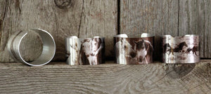 Aluminum Cuff Bracelet. Wild Horse Photo Cuffs .Onaqui Wild Horses
