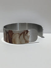 Load image into Gallery viewer, Horse jewelryWild Horse Aluminum Cuff Bracelet. Onaqui  Wild Horses.
