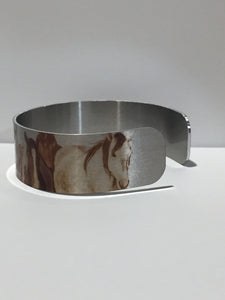 Horse jewelryWild Horse Aluminum Cuff Bracelet. Onaqui  Wild Horses.