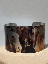 Load image into Gallery viewer, Horse jewelryWild Horse Aluminum Cuff Bracelet. Sand Wash Basin Wild Horses.
