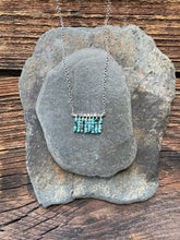 Load image into Gallery viewer, Turquoise necklace. Turquoise beads and accents of silver.
